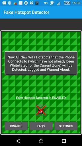 Fake Hotspot Detector -AntiSpy 2 تصوير الشاشة