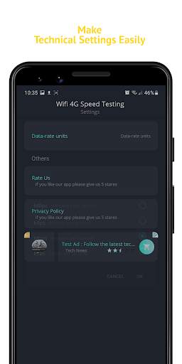 Wifi 4G Speed Testing screenshot 4