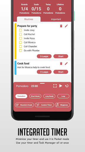 Tomato Timer: Pomodoro Timer & Productivity Timer 6 تصوير الشاشة