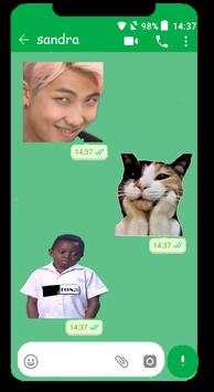 Memes brasileiros e etiquetas para whatsapp 2020 screenshot 1