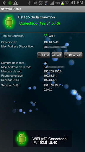 Network Status 1 تصوير الشاشة