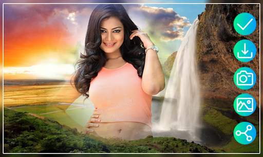 Waterfall Photo Frames Beauty Image Editor screenshot 4