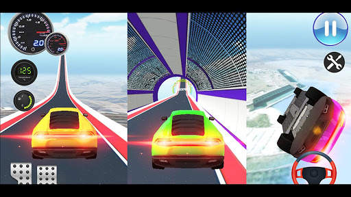 Speed Car Racing Stunts- Impossible Tracks screenshot 1