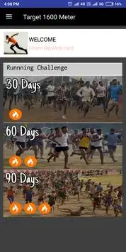 Target 1600 Meter Army Running Preparation App screenshot 2