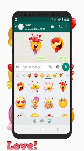 New Emoji and Emoticons Stickers - WAStickerapps screenshot 8