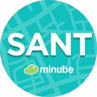 Santorini Travel Guide in English with map logo