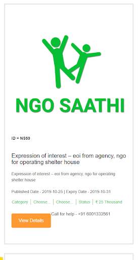 NGO SAATHI screenshot 3