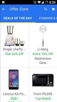 FlipKart app With FB Twitter Gmail (245kb) screenshot 2