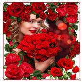 Red Rose Photo Frames & Montage 1.5