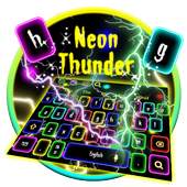 Flash Neon Lightning Keyboard Theme 10001002