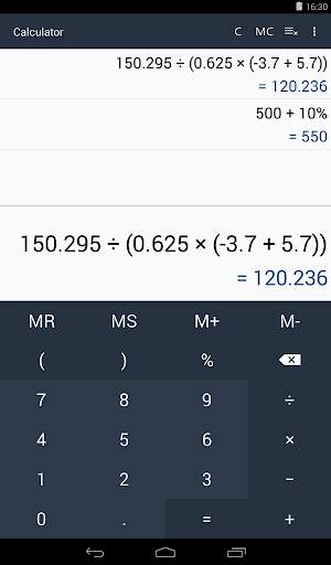 Calculator screenshot 7