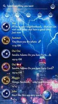 GO SMS LIGHTNING2 THEME 2 تصوير الشاشة