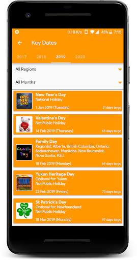 Canada Calendar - Holiday & Note (Calendar 2021) screenshot 8
