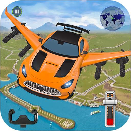 Flying Car Shooting- Real Car Flying Game 1.10