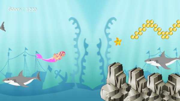 Shark Attack Mermaid screenshot 2