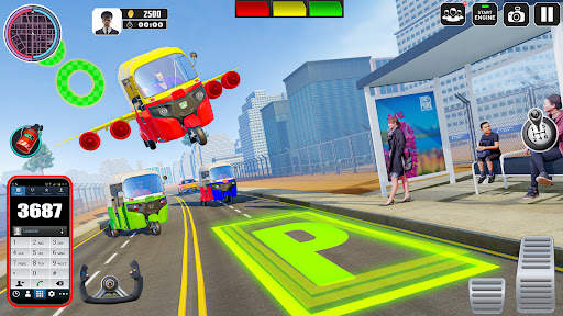 Auto Rickshaw 3D: Tuk Tuk Game screenshot 6