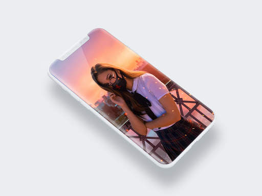 Girl Mask Wallpaper screenshot 4