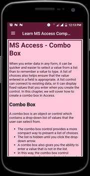 Learn MS Access Complete Guide screenshot 5