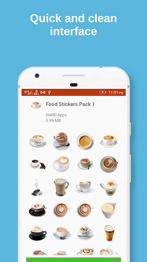 WAStickers Yummy Food Stickers screenshot 2