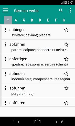 Verbi tedeschi comuni - Impara il tedesco screenshot 1