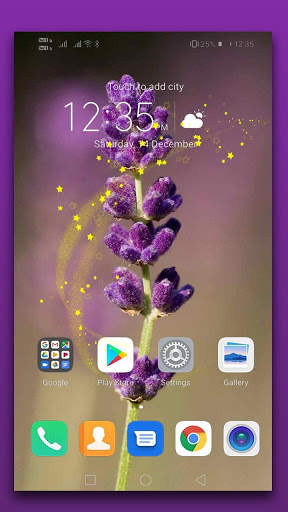 Lavender Live Wallpaper screenshot 3