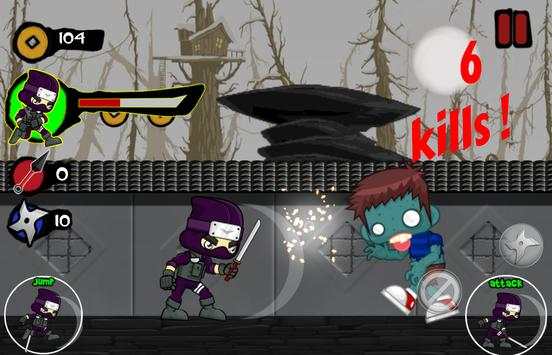Ninja VS Zombies screenshot 5