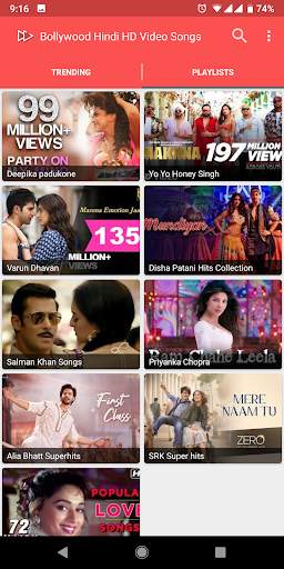 Bollywood Hindi HD Video Songs screenshot 7