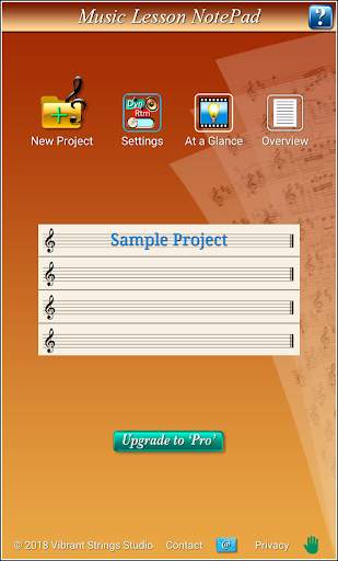 Music Lesson NotePad скриншот 1