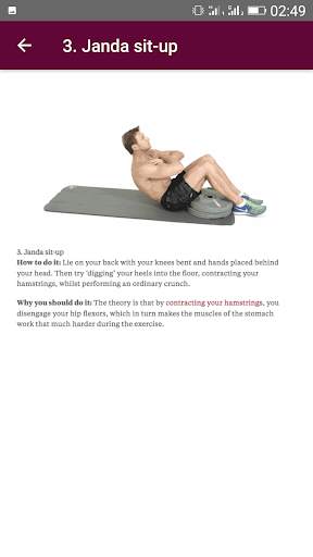 SIX PACK ABS WORKOUT screenshot 8