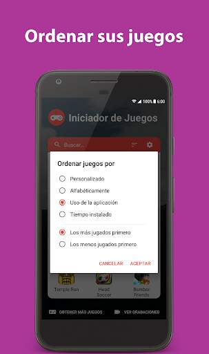 Iniciador de Juegos - Desempeño y Graba Pantalla screenshot 8