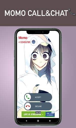 Creepy momo fake video call screenshot 3