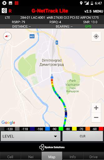 G-NetTrack Lite screenshot 17