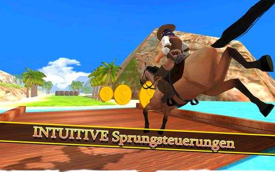 Pferd Reiten Simulator 3D: Jockey Mobile Spiel screenshot 5