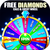 Free Diamonds Calc And Spin Wheel For FreeFires™ أيقونة