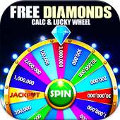 Free Diamonds Calc And Spin Wheel For FreeFires™ on 9Apps