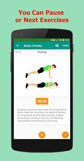 Home Workout - No Equipment - Lose weight exercise screenshot 8