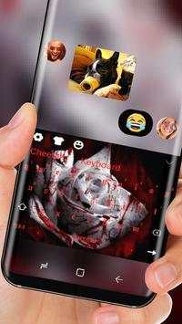 Blood Rose Keyboard Love Theme screenshot 3