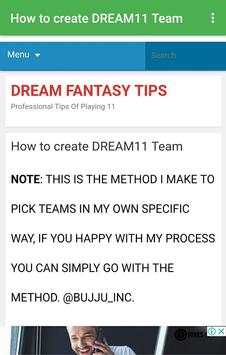 Fantasy Cricket - Dream 11 Tips screenshot 2