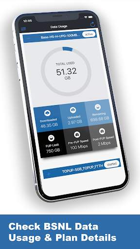 B S N L Broadband Data Usage C screenshot 1