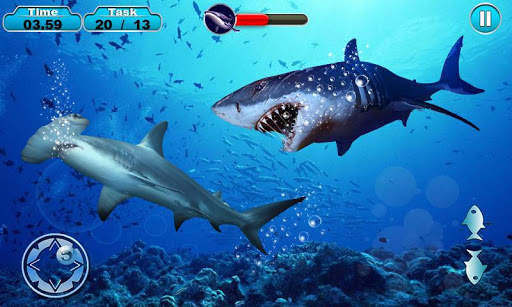 Super Monster Blue Whale Shark Game screenshot 5