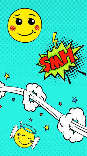 Pop Style Words Emoji Stickers - Add to Chats App screenshot 4