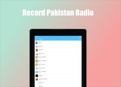 Record Radio Pakistan -Record Internet Radio Free 5 تصوير الشاشة