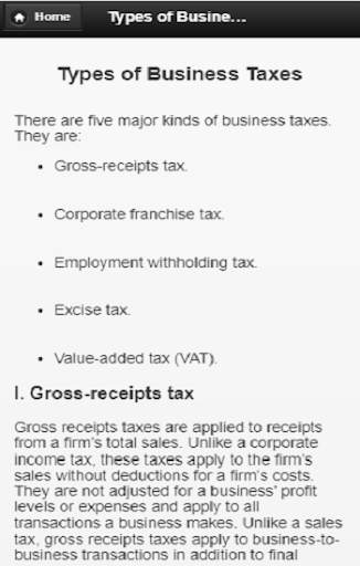 Business Taxation screenshot 3