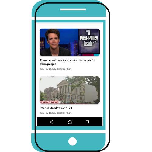 STREAMING APP - MSNBC RSS NEWS FEED LIVE screenshot 2