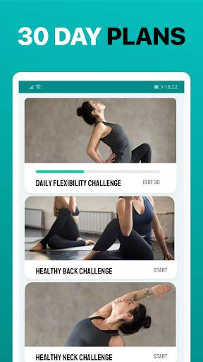 Étirements et souplesse Fitness Coach screenshot 1