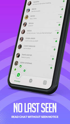 Unseen Messenger: No Blue Tick screenshot 2