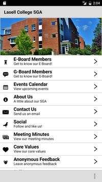 Lasell SGA screenshot 1