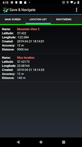 Save & Navigate screenshot 3