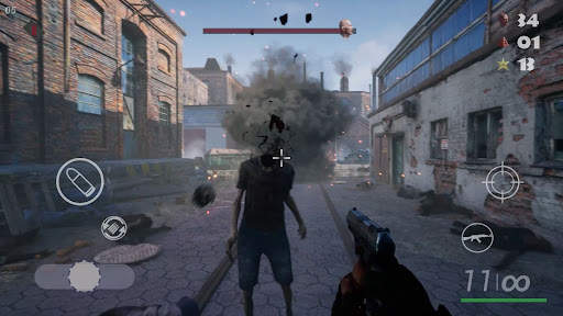 Zombiepuram - Endless Zombie shooter screenshot 1