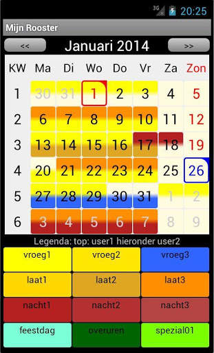 Mijn Rooster Shift Schedule screenshot 7